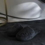 Cosy Bath Slippers Black
